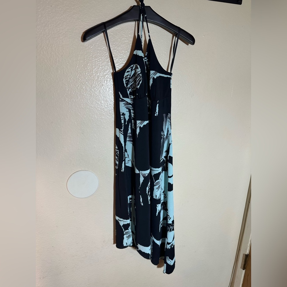 Rhapsody vintage y2k assymetrical halter top dress